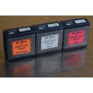 Al Bara Coffret 3 savons d'Alep parfumés - 3 x 100 g