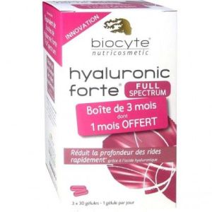 Biocyte Hyaluronic Forte Full Spectrum 3 x 30 Gélules