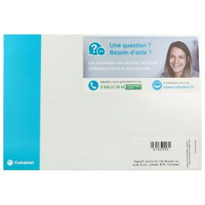 SENSURA MIO CLICK POCHE OUVERTE MAXI Poche vidable, filtre intégré, système 2 pièces, transparente, diamètre 60 mm (ref. 114539), bt 30