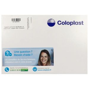 EASIFLEX PEDIATRIQUE Poche ouverte vidable, système 2 pièces, avec clamp intégré, pour nourrisson, diamètre de l'anneau 27 mm (ref. 14692), bt 30