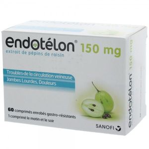 Endotelon 150 Mg Comprime Enrobe Gastro-Resistant B/60