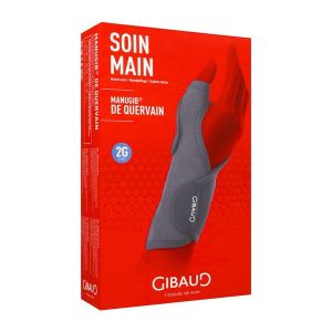 MANUGIB DE QUERVAIN Orthèse de poignet pouce d'immobilisation, légère, gauche, taille 2, unité