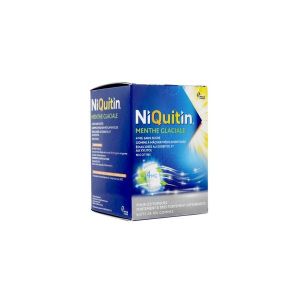 Niquitin Menthe Glaciale 4 Mg Sans Sucre (Nicotine) Gomme A Macher Medicamenteuse Edulcoree Au Sorbitol Et Au Xylitol Gommes A Macher Medicamenteuses 