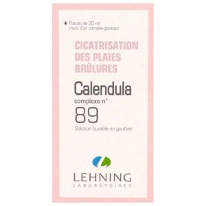 Calendula Complexe N 89 Solution Buvable En Gouttes 1 Flacon(S) Compte-Gouttes En Verre Jaune De 30 Ml