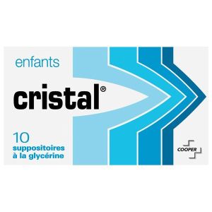 CRISTAL ENFANTS suppositoire B/10