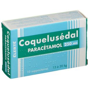 COQUELUSEDAL PARACETAMOL 250 mg suppositoire B/10
