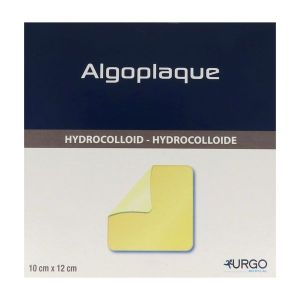 ALGOPLAQUE HP Pansement hydrocolloïde, stérile, à usage unique, transparent, standard, 10 cm x 12 cm (ref. 552145), bt 10