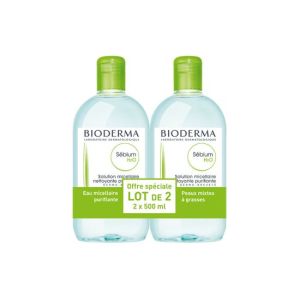 Sebium H2O Peau Grasse Micellaire Nettoyant Sans Rincage Sol Fl 500 Ml Promo 2