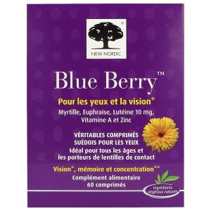 Blueberry Vision Et Fonctionnement Oculaire Optimal Comprime 60