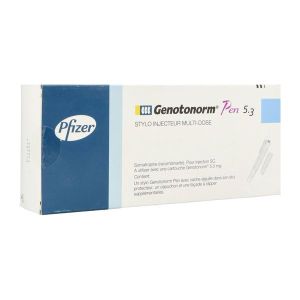 GENOTONORM PEN 5,3 Stylo injecteur d'hormone de croissance Génotonorm 5,3 mg, unité