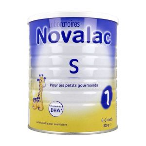 NOVALAC S 1 Lait pour nourrisson 1er âge, satiétant (S), bt 800 g
