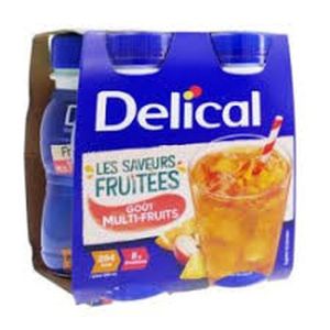 DELICAL BOISSON FRUITEE SAVEUR MULTIFRUITS LIQUIDE BOUTEILLE 200 ML 4