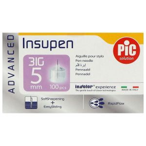 INSUPEN ADVANCED Aiguille pour stylo injecteur d'insuline, G31 x 5 mm, bt 100