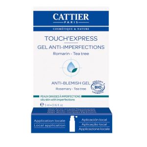 Cattier Touch'Express concentré actif, peaux grasses à imperfections BIO - pompe 5 ml