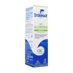 STERIMAR MN NEZ SUJET AUX ALLERGIES SOLUTION NASALE ISOTONIQUE 100 ML
