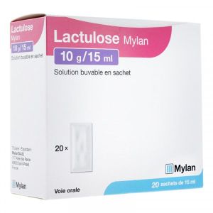 Lactulose Mylan 10 G/15 Ml Solution Buvable 15 Ml En Sachets Unidose B/20