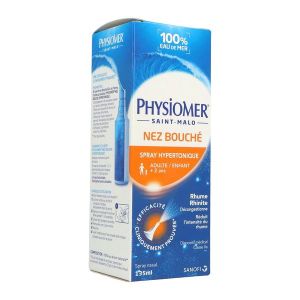 Physiomer Hypertonique Eau De Mer Hypertonique Sterile 15G/L 135 Ml Bt 1