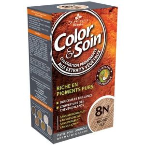 Color & Soin 8 N - Blond blé - 135 ml