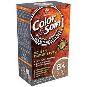 Color & Soin 8 A - Blond cendré - 135 ml