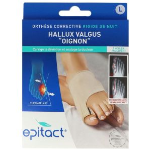 Epitact Orthese Corrective Hallux Valgus De Nuit Thermoformable Beige Tl 1