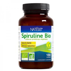 Natesis Spiruline comprimés 500 mg BIO - 180 comprimés (90g)