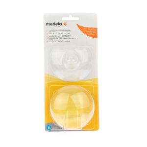 MEDELA BOUT DE SEIN CONTACT Bout de sein en silicone, small, diamètre 16 mm (ref. 200.1625), bt 2