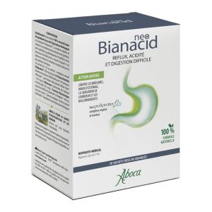 NEOBIANACID Granulé, dispositif médical à visée digestive goût citron, Bte 20