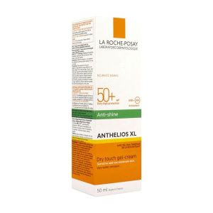 ANTHELIOS GEL-CREME ANTI-BRILLANCE VISAGE SPF 50+ AVEC PARFUM Gel-crème anti-brillance très haute protection SPF 50+, avec parfum, tube 50 ml