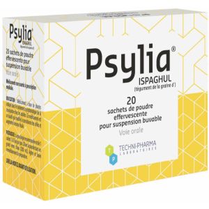 PSYLIA Poudre effervescente pour suspension buvable, boîte 24 sachets-dose 6,9 g