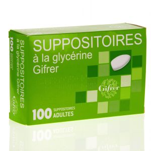 Suppositoire A La Glycerine Gifrer Adultes Suppositoire B/100