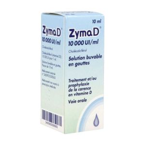 ZYMAD Solution buvable en gouttes 10 000 UI/ml, boîte 1 flacon compte-gouttes 10 ml