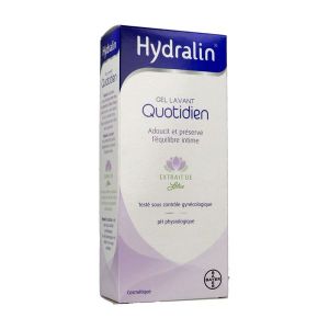 HYDRALIN QUOTIDIEN GEL LAVANT Gel lavant quotidien à l'extrait de lotus pour usage intime, fl 400 ml