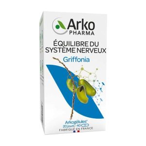 Arkogelules Griffonia 40 Gelules