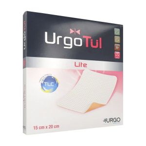 URGOTUL LITE Pansement hydrocellulaire lipido-colloïde extra mince, 15 cm x 20 cm, bt 10