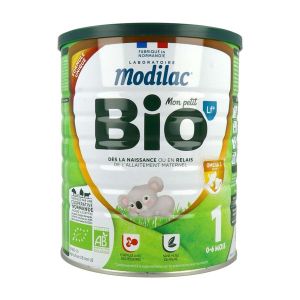 MODILAC 1 MON PETIT BIO LF+ Lait bio pour nourrisson 1er âge, bt 800 g