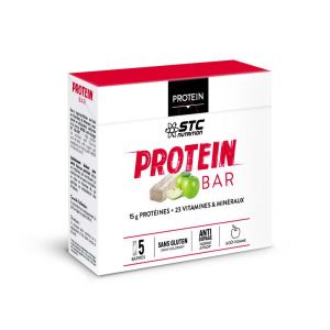 STC Nutrition Protéin Bar Pomme - étui de 5 barres de 45 g