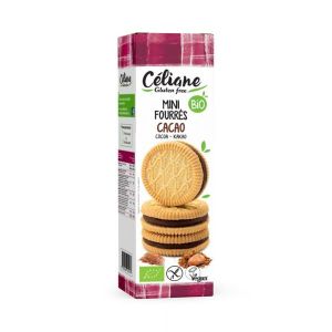 Celiane Mini biscuits fourrés cacao BIO (2x4) - 125 g