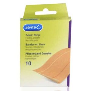 Alvita Bande Tissu Pansement 10*6 Cm 10