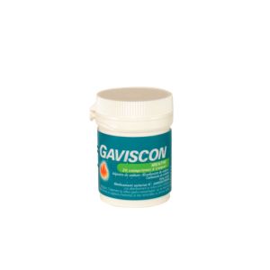 GAVISCON MENTHE (alginate de sodium bicarbonate de sodium carbonate de calcium) comprimés à croquer 