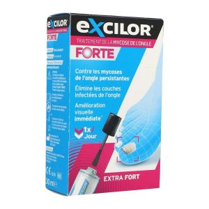 EXCILOR TRAITEMENT DE L'ONGLE FORTE SOLUTION FLACON 30 ML 1