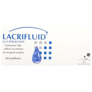 LACRIFLUID Collyre en solution 0,13 %, boîte 60 récipients unidoses 0,4 g