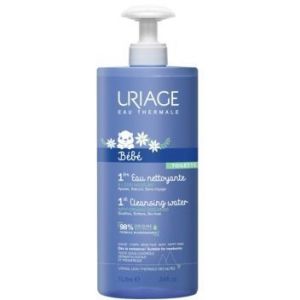 Uriage 1Er Eau Nettoyante - Nf S/Silicone Nouveaux Ingredients Flacon 1 L 1