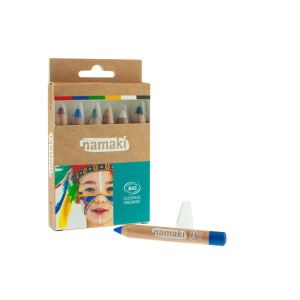 Namaki Kit de 6 crayons de maquillage Arc-en-ciel Blanc BIO