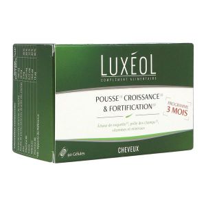 Luxeol Pousse Croissance Fortification 3 Mois Gelule Boite 90