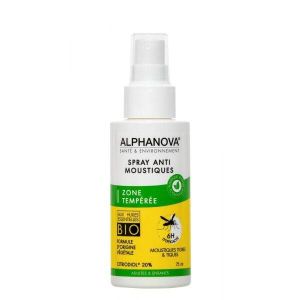 Alphanova Anti moustique zone Temperée BIO - 75 ml