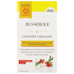 DAYANG PLANTE UNITAIRE BUSSEROLE Gélule, complément alimentaire à base de busserole, bt 15
