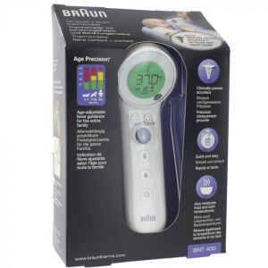Braun Thermometre Sans Contact+Frontal Avec Age Precision Bnt400 1