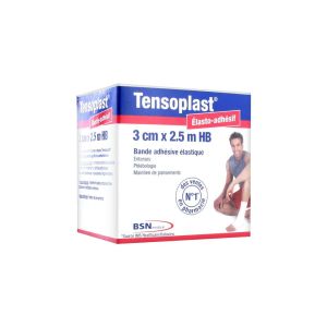Tensoplast Hb Bande Adhesive Elastique 3*2,5 Cm*M 1