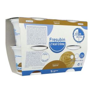FRESUBIN 2 KCAL CREME Denrée alimentaire destinée à des fins médicales spéciales, cappuccino, 200 g x 4