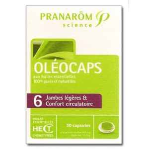 Oléocaps 6 - Jambes légères & Confort circulatoire - 30 capsules